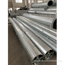 60ft Hot Dip Galvanized သံမဏိတိုင်